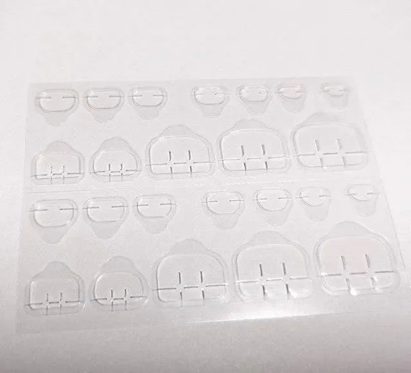 Mysterious Cat Eye Feet Nail Patch with Jelly Gum(24PCS) - Yousweety