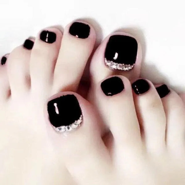 Mysterious Cat Eye Feet Nail Patch with Jelly Gum(24PCS) - Yousweety