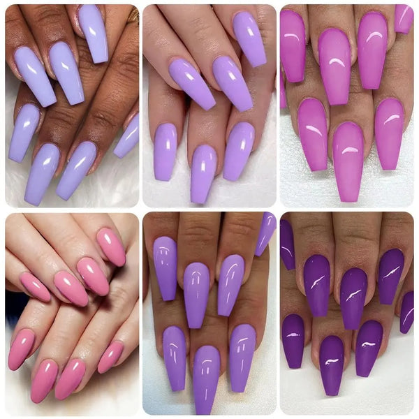 ROSALIND Nail Polish Pure Ice purple Serise