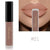 NICEFACE matte liquid lipstick shade 01 in beige nude beside a lip-color example