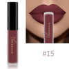 NICEFACE matte liquid lipstick shade 15 in mauve beside a lip-color example