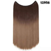 20 inches Long Heat Resistant Invisible Hairpiece