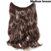 20 inches Long Heat Resistant Invisible Hairpiece