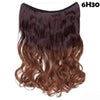 20 inches Long Heat Resistant Invisible Hairpiece