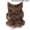 20 inches Long Heat Resistant Invisible Hairpiece