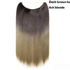 20 inches Long Heat Resistant Invisible Hairpiece