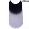 20 inches Long Heat Resistant Invisible Hairpiece