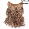 20 inches Long Heat Resistant Invisible Hairpiece