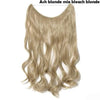 20 inches Long Heat Resistant Invisible Hairpiece