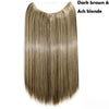 20 inches Long Heat Resistant Invisible Hairpiece