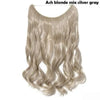 20 inches Long Heat Resistant Invisible Hairpiece