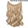 20 inches Long Heat Resistant Invisible Hairpiece