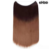 20 inches Long Heat Resistant Invisible Hairpiece