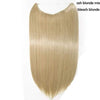 20 inches Long Heat Resistant Invisible Hairpiece