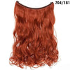 20 inches Long Heat Resistant Invisible Hairpiece