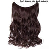 20 inches Long Heat Resistant Invisible Hairpiece