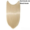 20 inches Long Heat Resistant Invisible Hairpiece