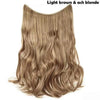 20 inches Long Heat Resistant Invisible Hairpiece