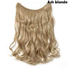 20 inches Long Heat Resistant Invisible Hairpiece