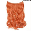 20 inches Long Heat Resistant Invisible Hairpiece