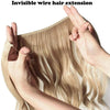 20 inches Long Heat Resistant Invisible Hairpiece