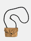 Himawari Solid Color Envelope Shape Crossbody Bag with Removable Strap