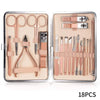 7-18 Pcs Professional Nail cutter Pedicure Set