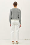 Be Cool Cable Knit Long Sleeve Contrast Edge Cardigan