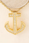 Fame Anchor Pendant Alloy Necklace