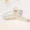 Big Pearls Acrylic Hair Claw Clips Big Size