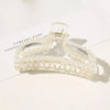 Big Pearls Acrylic Hair Claw Clips Big Size