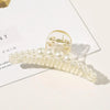 Big Pearls Acrylic Hair Claw Clips Big Size