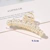 Big Pearls Acrylic Hair Claw Clips Big Size