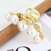 Big Pearls Acrylic Hair Claw Clips Big Size