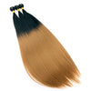 Black to Golden Straight Hair weave Bundle