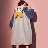 Cartoon Mickey Mouse Pajamas Hooded Nightgown