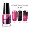 Glitter Temperature Color Changing Water-based Nail Polish