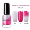 Glitter Temperature Color Changing Water-based Nail Polish