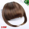 High Temperature Fiber Straight Clip In Bangs Extension