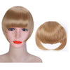 High Temperature Fiber Straight Clip In Bangs Extension