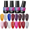 Holographic UV Gel Polish Nail Glitter Sequins Long Lasting