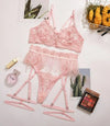 Hot Lingerie Transparent Underwear Set