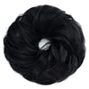 Human Hair Bun Curly Messy Donut Non-remy Hairpiece