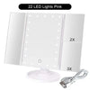 Large LED Vanity Tri-Fold Mirror