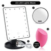 Large LED Vanity Tri-Fold Mirror