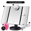 Large LED Vanity Tri-Fold Mirror