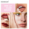 Long Lasting No Fading Non-stick Velvet Matte Lip Gloss 10 Colors Set