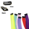 Long Straight Colorful Hair Extension Rainbow Hair 22 Inch