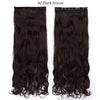 Long wavy Clip in One Piece Hair Extension