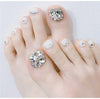 Mysterious Cat Eye Feet Nail Patch with Jelly Gum(24PCS) - Yousweety